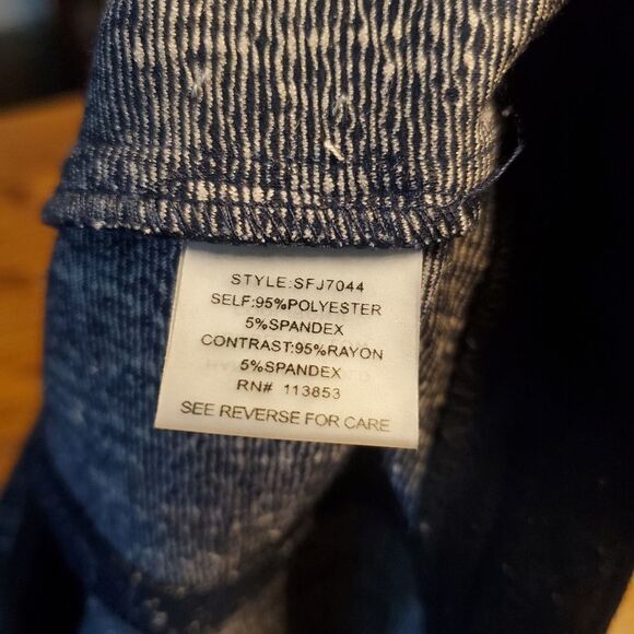 41 Hawthorne blue asymmetrical jacket sz small - Picture 3 of 4